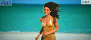 Priyanka Chopra in a Sexy Golden Swimsuit - Some Lovely Hot Captures from 'Dostana'...